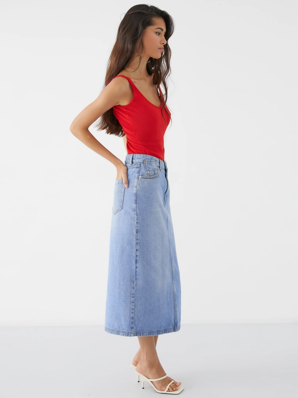 картинка юбка джинсовая от магазина Solo-U.ru