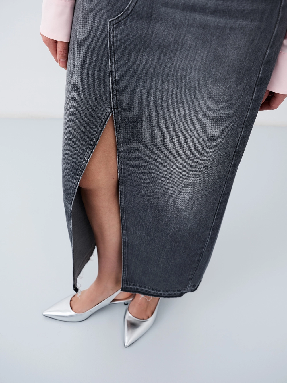 картинка юбка джинсовая макси от магазина Solo-U.ru