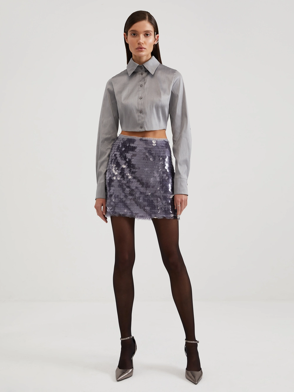 картинка юбка мини с крупными пайетками от магазина Solo-U.ru