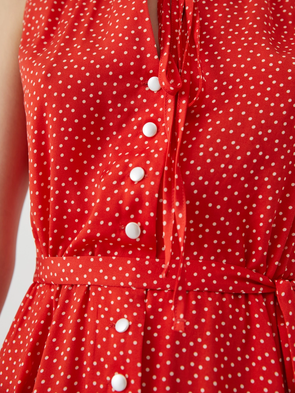 картинка платье без рукавов с завязками от магазина Solo-U.ru