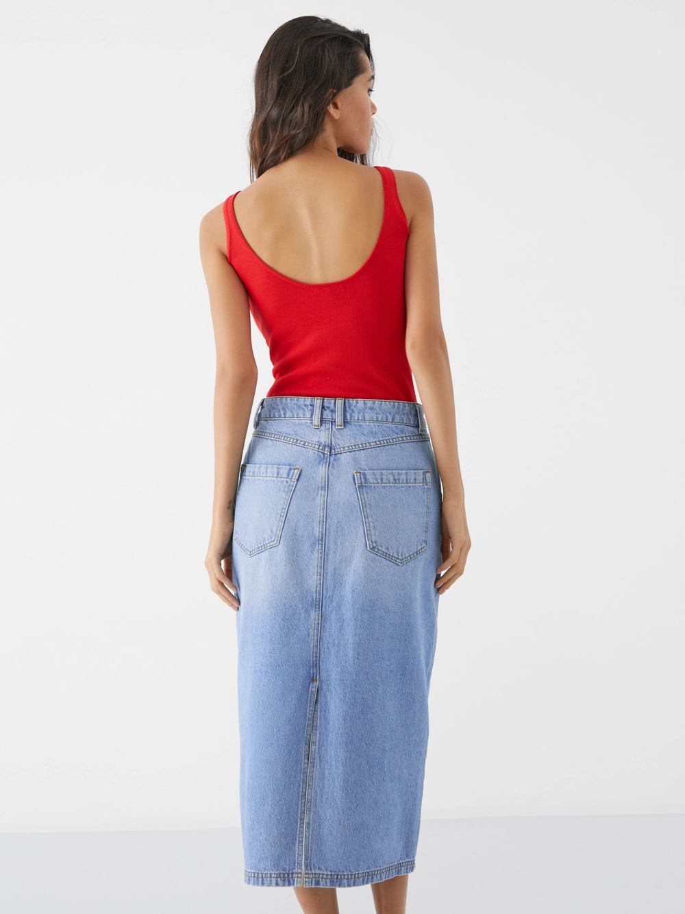 картинка юбка джинсовая от магазина Solo-U.ru